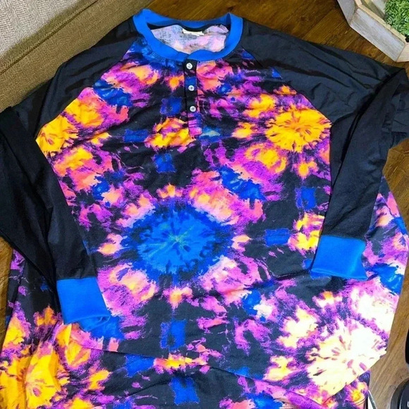 lularoe ladies/women’s long sleeve t-shirt tunic top blouse size 3X plus size - Picture 1 of 8